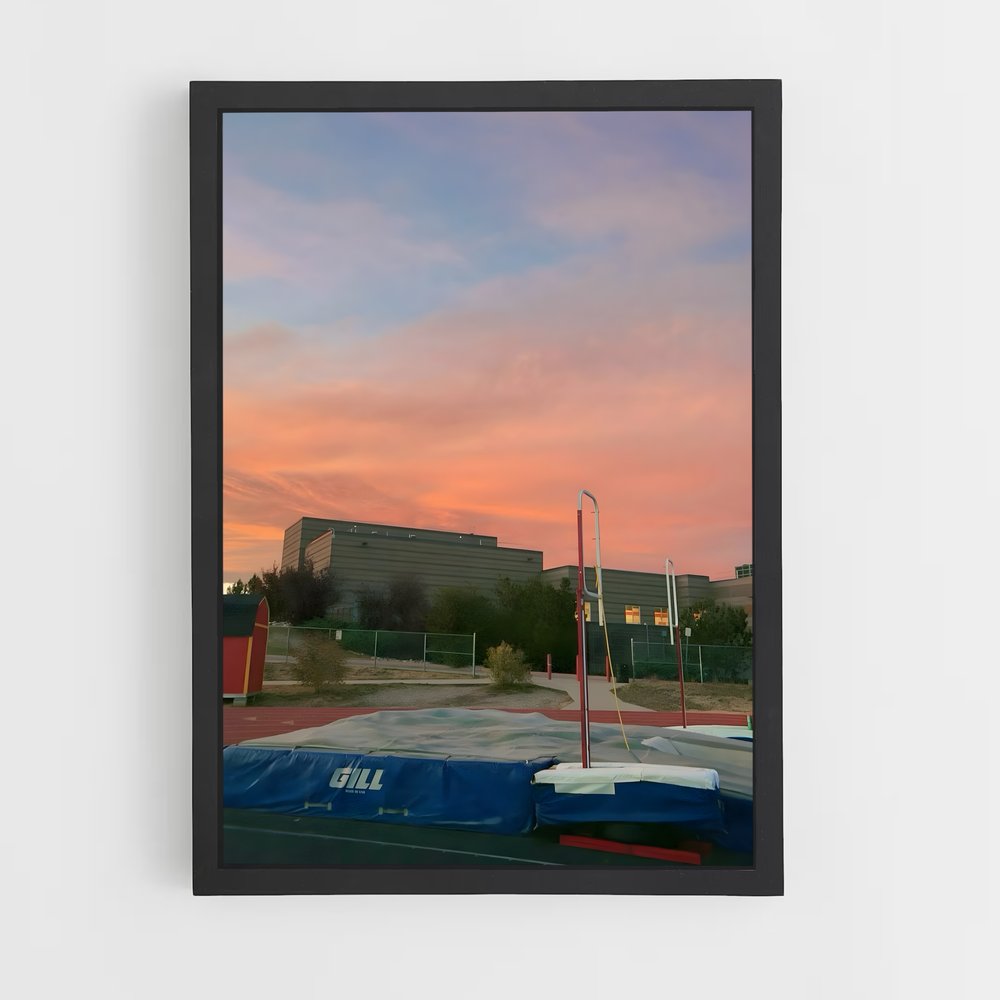 Poster Ciel de Stationnement – affiche Athlétisme (vue 2)